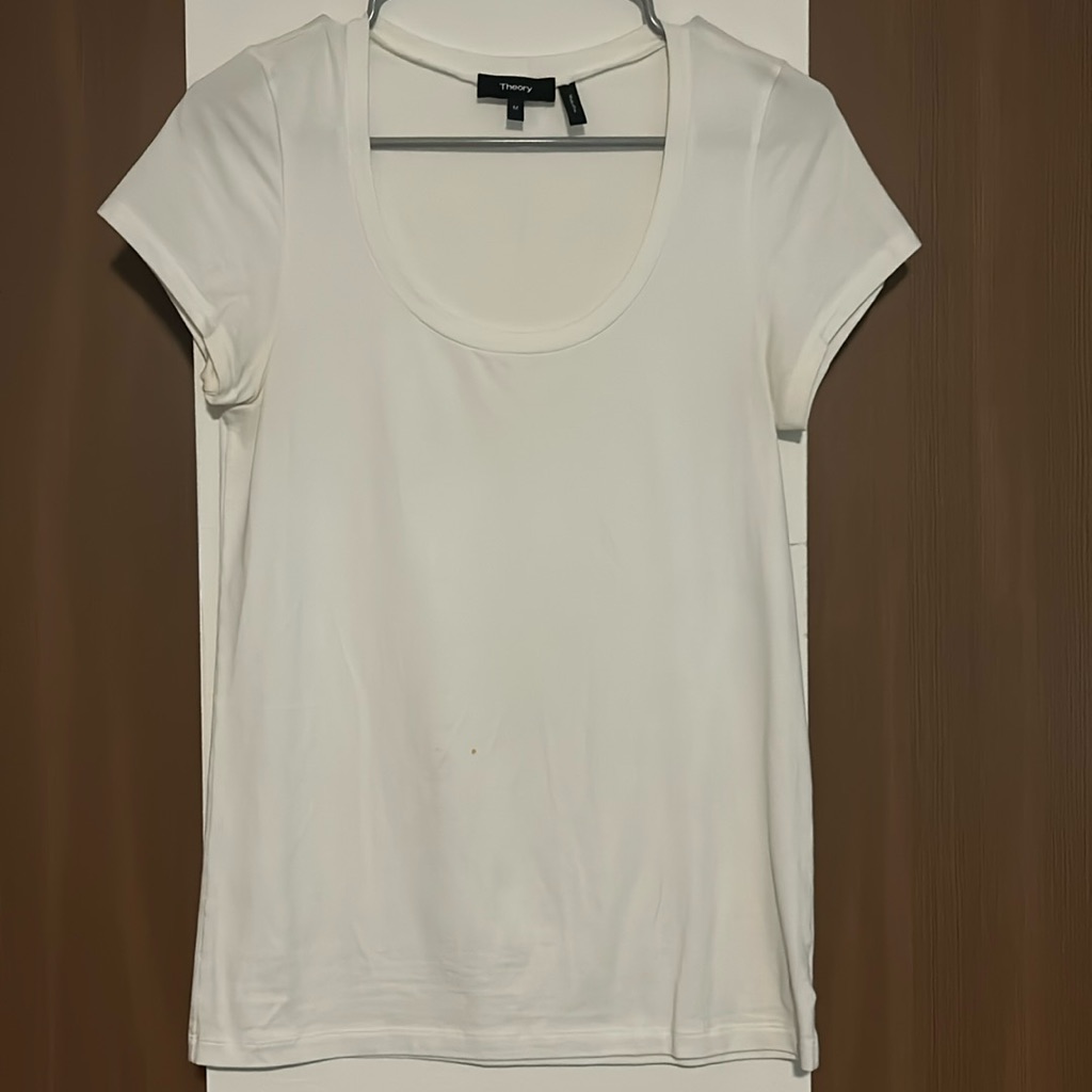 Theory Scoop Neck Basic Tee